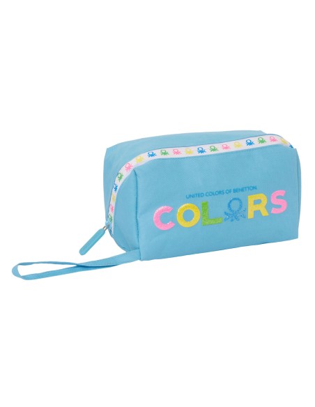 Trousse d'écolier Benetton Spring Bleu ciel 22 x 10 x 10 cm