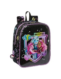Sac à dos enfant Monster High Noir 22 x 27 x 10 cm