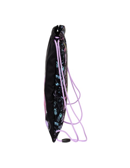 Sac à dos serré par des ficelles Monster High Noir 26 x 34 x 1 cm