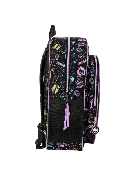 Sac à dos enfant Monster High Noir 32 X 38 X 12 cm