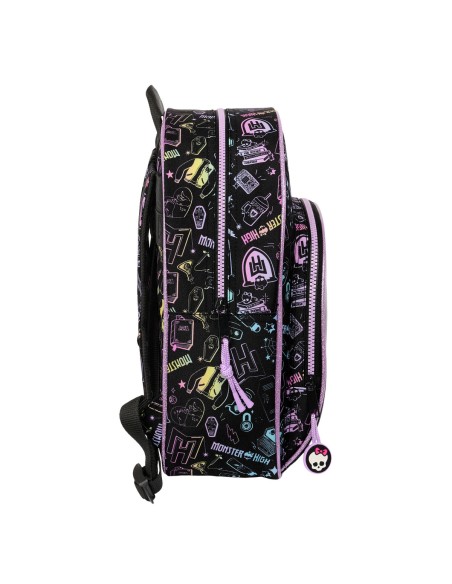 Sac à dos enfant Monster High Noir 28 x 34 x 10 cm
