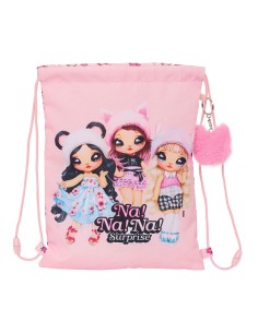 Sac à dos serré par des ficelles Na!Na!Na! Surprise Fabulous Rose 26 x 34 x 1 cm
