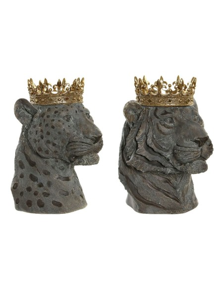 Figurine Décorative DKD Home Decor Résine Animal (2 pcs) (27.5 x 23.5 x 33 cm)