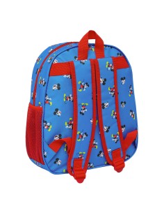 Cartable Mickey Mouse Clubhouse Bleu 27 x 33 x 10 cm 2