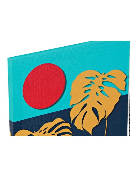 Cadre DKD Home Decor Tropical Toile Tropical (30 x 1,8 x 40 cm) (4 Unités)