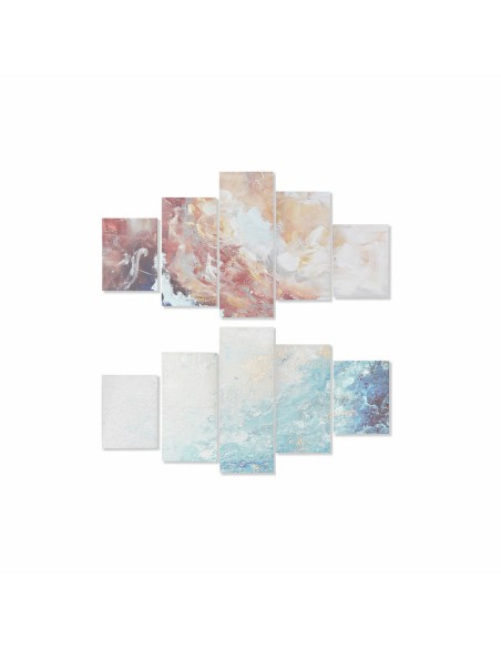 Cadre DKD Home Decor Pin Toile (2 pcs)