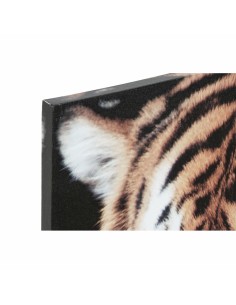 Cadre DKD Home Decor Tigre Pin Toile (5 pcs) (2 pcs) 2