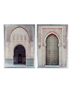 Cadre DKD Home Decor Porte (2 pcs) (50 x 3 x 70 cm)
