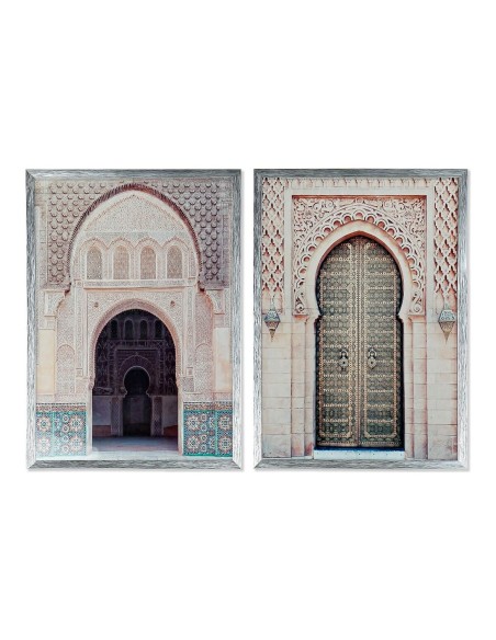Cadre DKD Home Decor Porte (2 pcs) (50 x 3 x 70 cm)