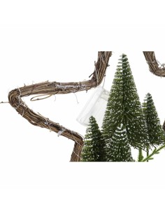 Décorations de Noël DKD Home Decor Rotin (2 pcs) (43 x 10 x 43 cm) 2