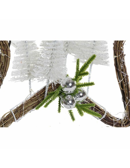 Décorations de Noël DKD Home Decor Rotin (2 pcs) (43 x 10 x 43 cm)