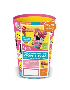 Verre Minnie Mouse Flower Power 470 ml Plastique 2