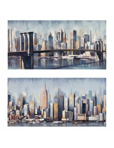 Cadre DKD Home Decor New York (120 x 3 x 60 cm) (2 Unités)