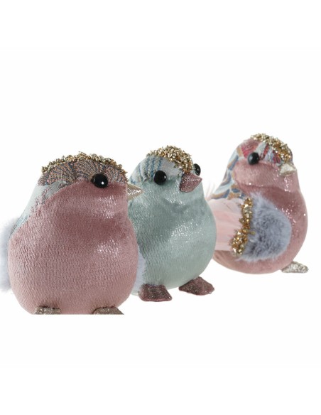 Décorations de Noël DKD Home Decor Polyester Foam (3 pcs) (15 x 10 x 11 cm)