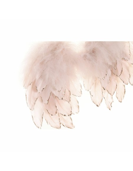 Décorations de Noël DKD Home Decor Plumes (2 pcs) (28 x 4 x 33 cm)