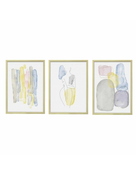 Cadre DKD Home Decor Abstrait (53 x 3 x 73 cm)