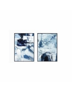 Cadre DKD Home Decor Abstrait (2 Unités) (45 x 2 x 60 cm)