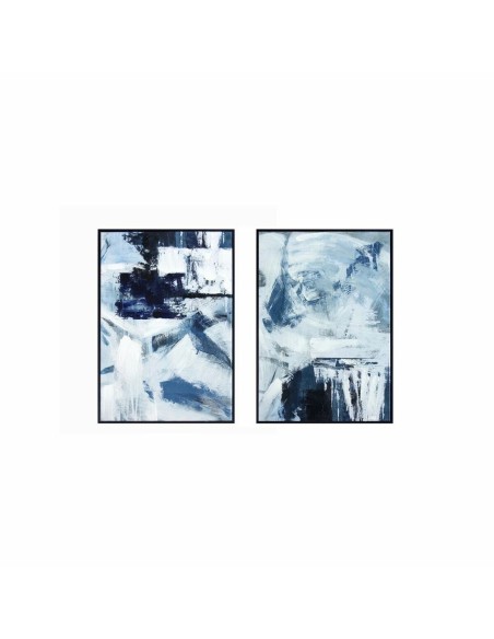 Cadre DKD Home Decor Abstrait (2 Unités) (45 x 2 x 60 cm)