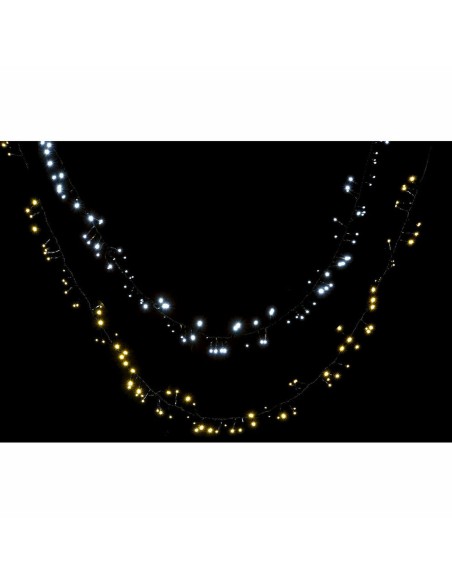 Bande lumineuse DKD Home Decor LED Blanc Jaune PVC (5 x 1 x 200 cm) (2 pcs)