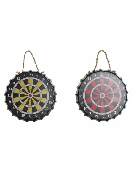 Décoration murale DKD Home Decor Fer (22 x 2 x 22 cm) (2 pcs)
