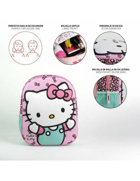 Cartable Hello Kitty Rose 25,0 x 31,0 x 10,0 cm