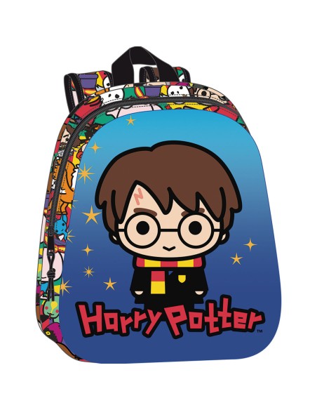 Cartable Harry Potter Bleu Multicouleur 27 x 33 x 10 cm