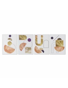Cadre DKD Home Decor S3018133 Abstrait Moderne (30 x 1,8 x 40 cm) (4 Unités)