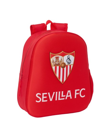 Sac à dos enfant 3D Sevilla Fútbol Club Rouge 27 x 33 x 10 cm