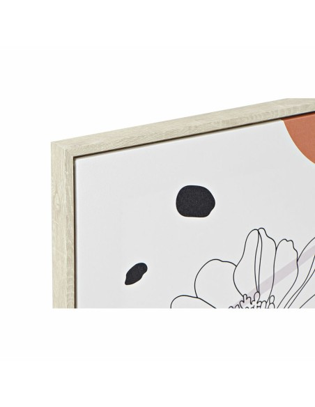 Cadre DKD Home Decor S3018016 Abstrait (40 x 2,5 x 50 cm) (4 Unités)