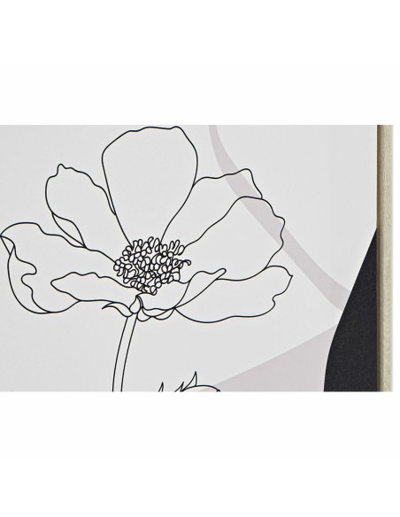 Cadre DKD Home Decor S3018016 Abstrait (40 x 2,5 x 50 cm) (4 Unités)