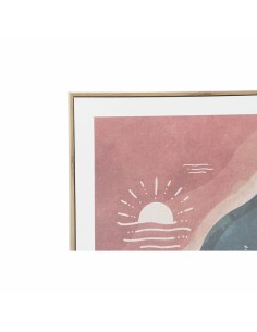 Cadre DKD Home Decor Lune Moderne (50 x 3 x 70 cm) 2