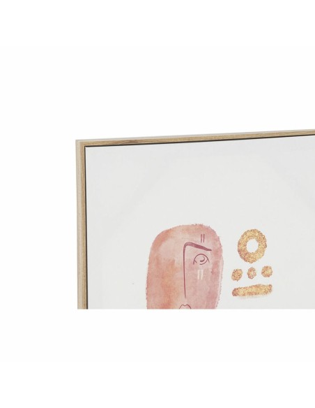 Cadre DKD Home Decor Abstrait (2 Unités) (50 x 3 x 70 cm)