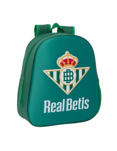 Cartable 3D Real Betis Balompié Vert 27 x 33 x 10 cm