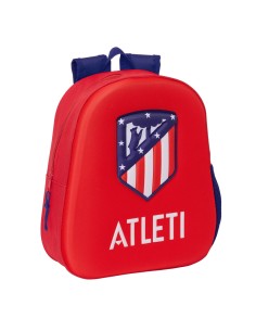 Cartable 3D Atlético Madrid Rouge 27 x 33 x 10 cm