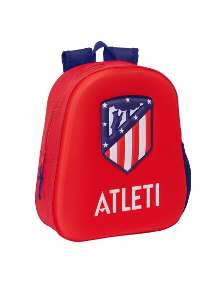 Cartable 3D Atlético Madrid Rouge 27 x 33 x 10 cm