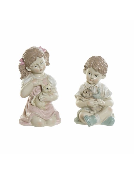 Figurine Décorative DKD Home Decor Résine Enfant (14.5 x 16 x 26 cm) (2 pcs)