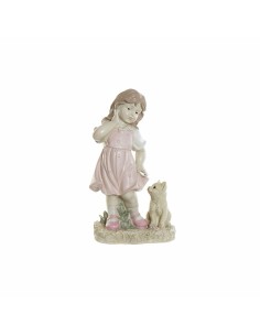 Figurine Décorative DKD Home Decor Bleu Rose Résine Enfant (26.5 x 16.5 x 44.5 cm) (2 pcs) 2