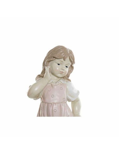 Figurine Décorative DKD Home Decor Bleu Rose Résine Enfant (26.5 x 16.5 x 44.5 cm) (2 pcs)