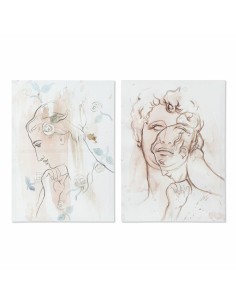Cadre DKD Home Decor Abstrait (50 x 1,8 x 70 cm) (2 Unités)