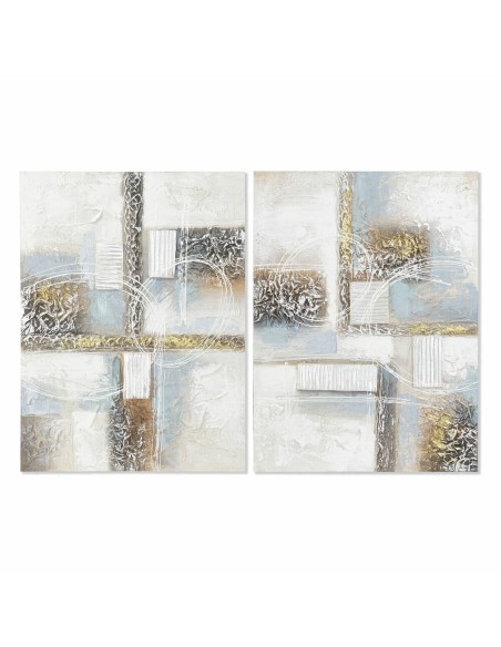 Cadre DKD Home Decor Abstrait (60 x 3 x 80 cm) (2 Unités)
