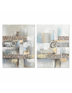 Cadre DKD Home Decor Abstrait Moderne (60 x 3 x 80 cm) (2 Unités)