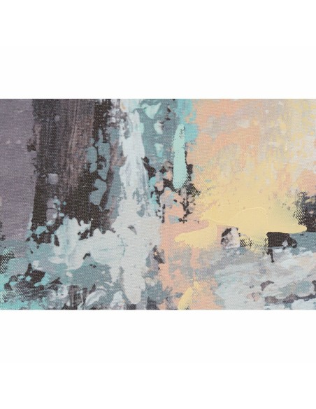 Cadre DKD Home Decor Abstrait Moderne (60 x 2,5 x 60 cm) (2 Unités)