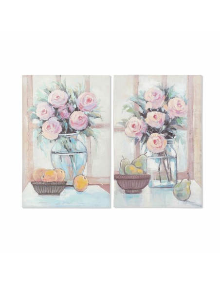 Cadre DKD Home Decor Vase (60 x 2,5 x 90 cm) (2 Unités)
