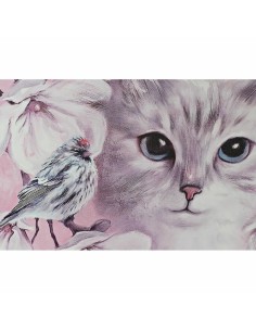 Cadre DKD Home Decor Chat (50 x 1,8 x 70 cm) (2 Unités) 2
