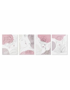 Cadre DKD Home Decor Femme (30 x 1,8 x 40 cm) (4 Unités)