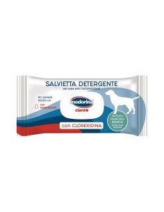 Lingettes humides pour animaux domestiques Inodorina Clorex