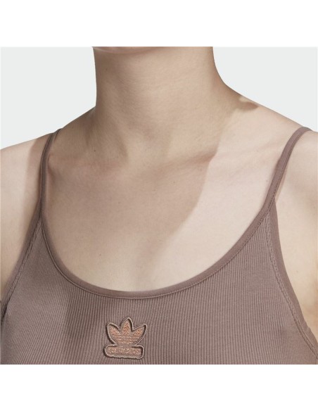 Body Adidas Originals RIbbed Marron