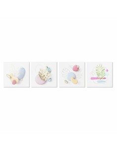 Cadre DKD Home Decor Moderne (40 x 1,8 x 40 cm) (4 Unités)