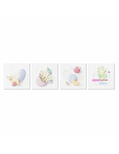 Cadre DKD Home Decor Moderne (40 x 1,8 x 40 cm) (4 Unités)