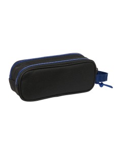 Trousse Fourre-Tout Double Naruto Ninja Bleu Noir 21 x 8 x 6 cm 2
